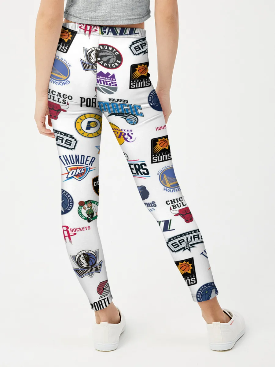 Леггинсы для девочки / NBA Pattern | НБА Паттерн