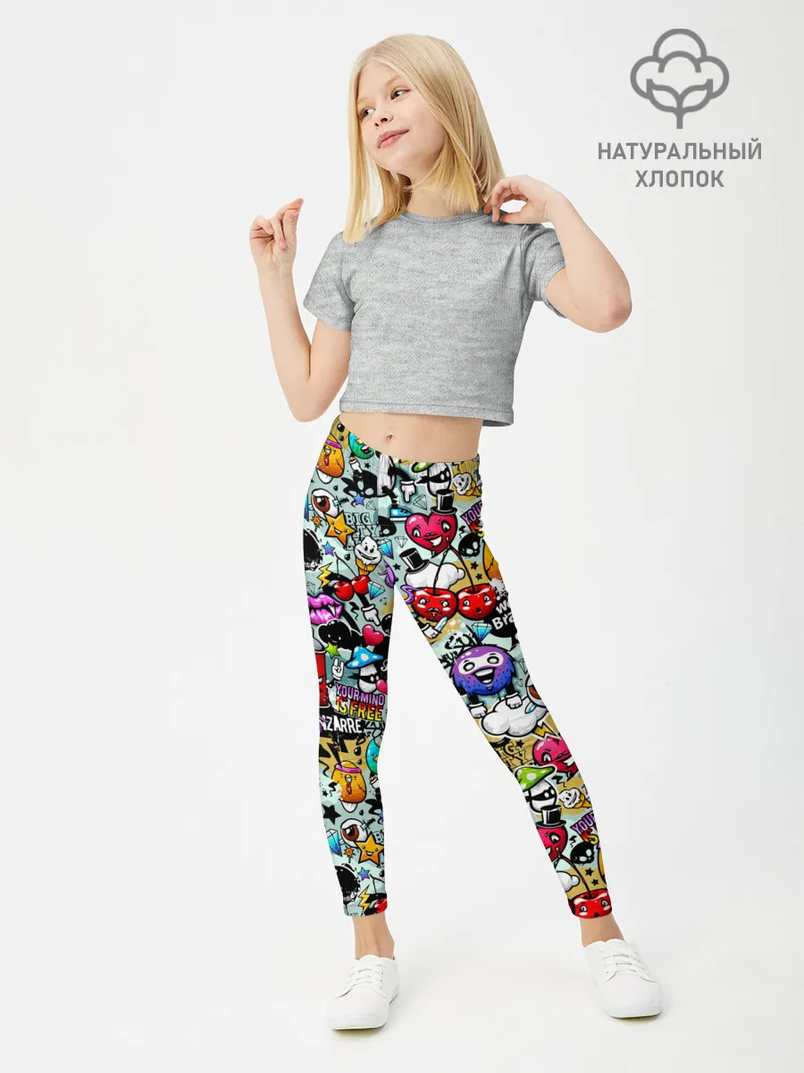 Леггинсы для девочки / Stickerboom