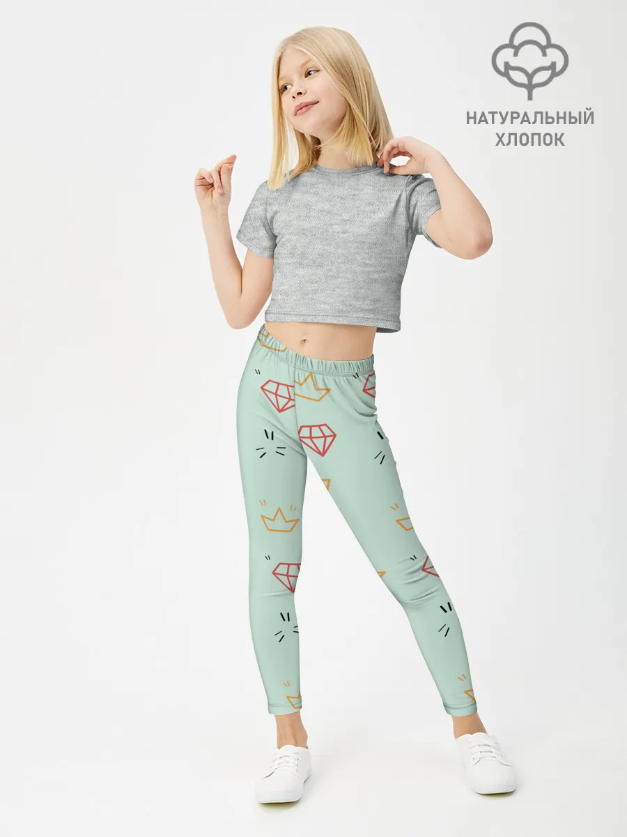 Леггинсы для девочки / Алмазный арт