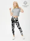 Леггинсы для девочки / BILLIE EILISH BLACK