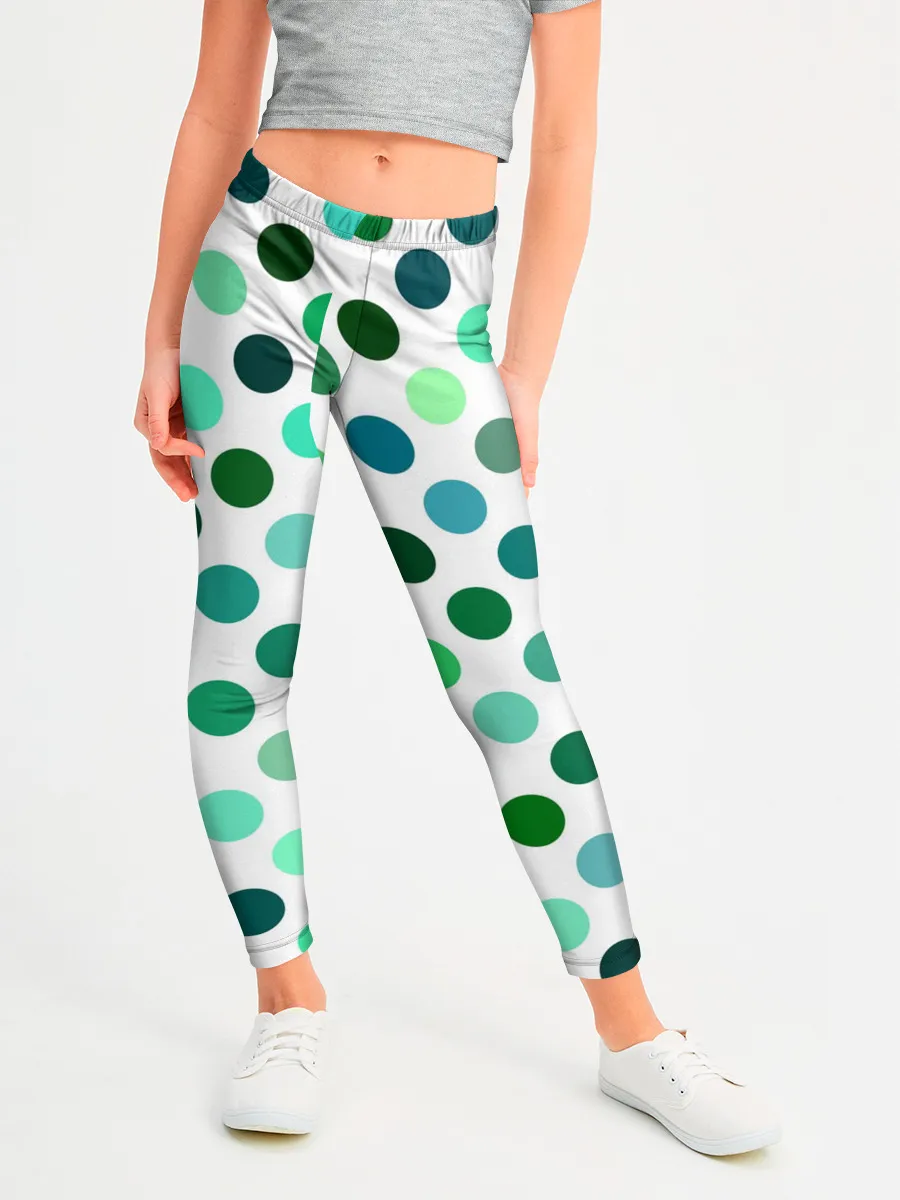 Леггинсы для девочки / Горох