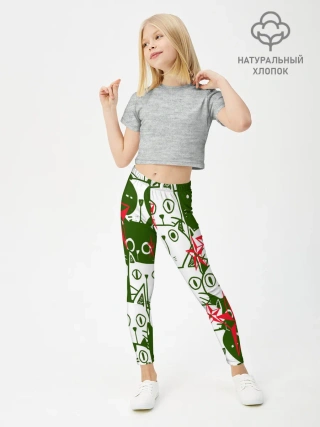 Леггинсы для девочки / КИСЫ