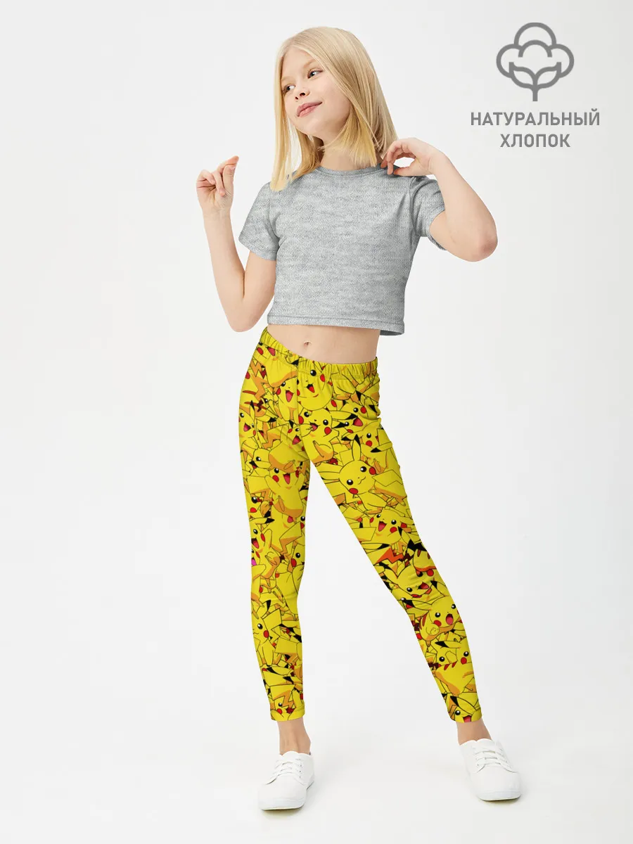 Леггинсы для девочки / Пикачу
