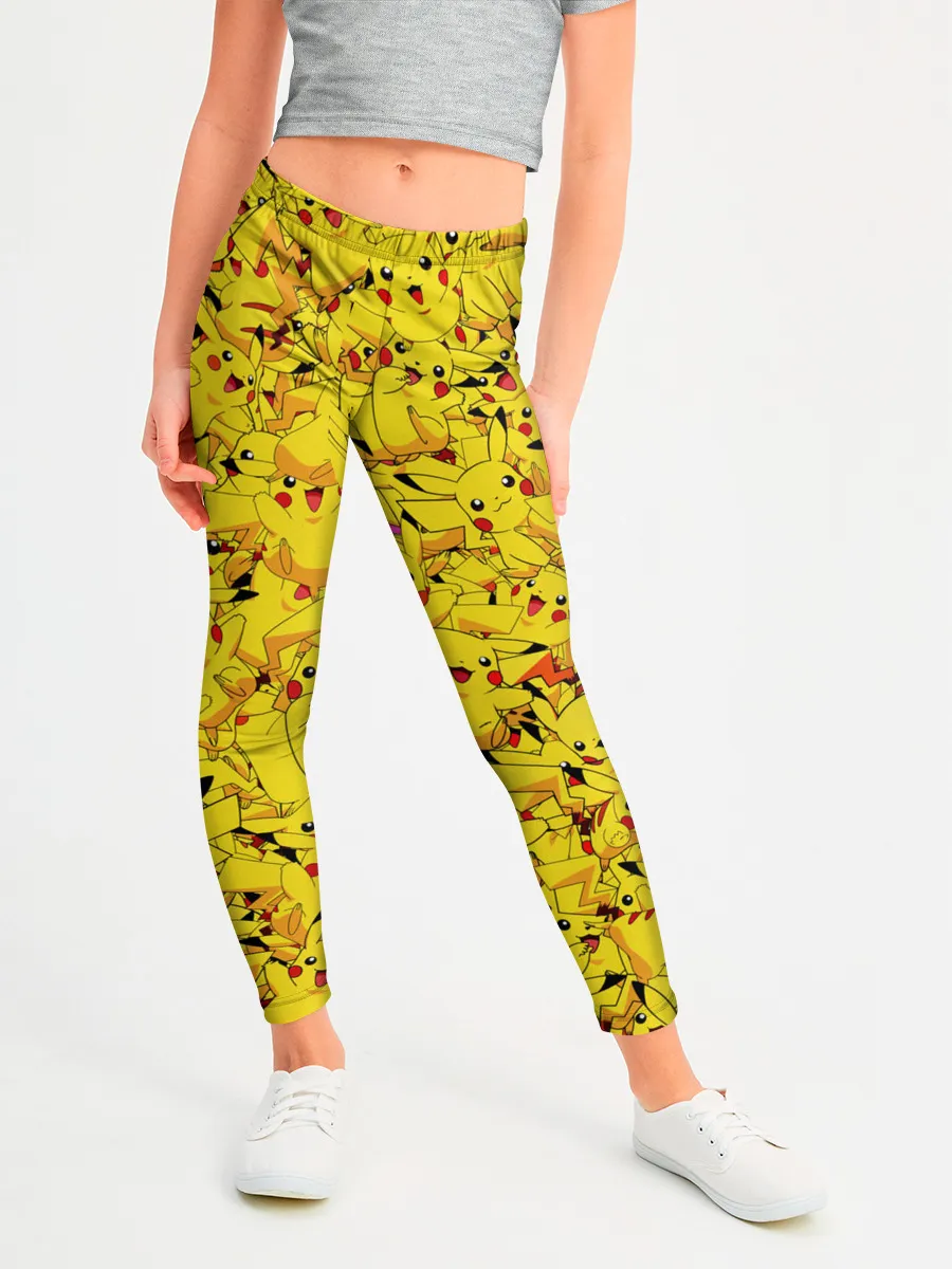 Леггинсы для девочки / Пикачу