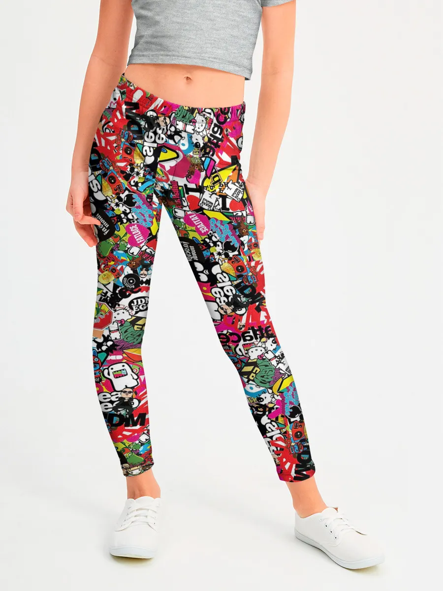 Леггинсы для девочки / Стикеры