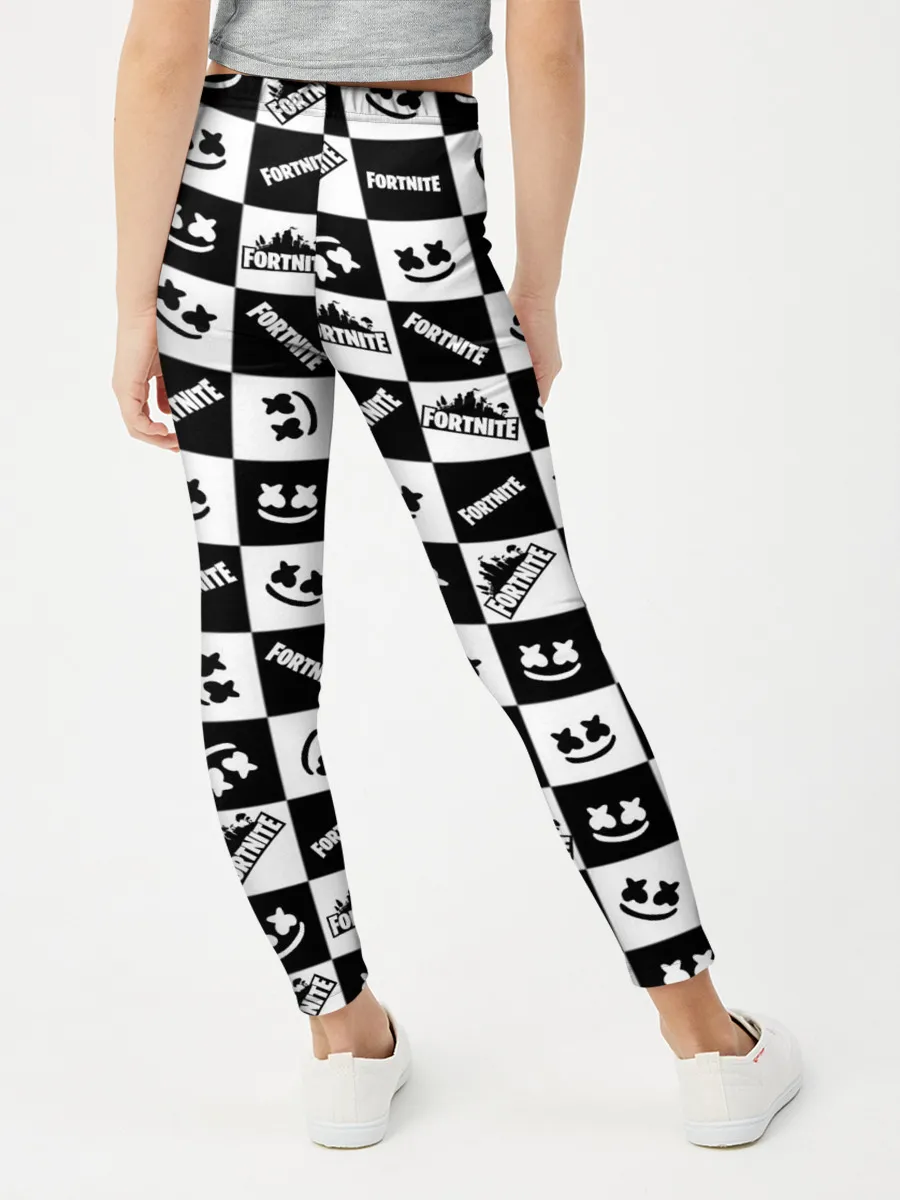Леггинсы для девочки / Fortnite&Marshmello