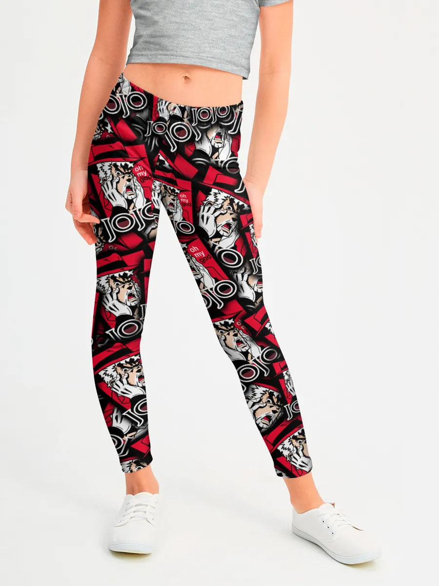Леггинсы для девочки / Joseph Joestar Meme Face