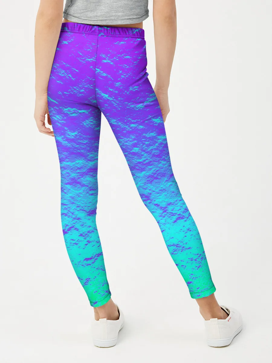 Леггинсы для девочки / ПЕРЛАМУТР