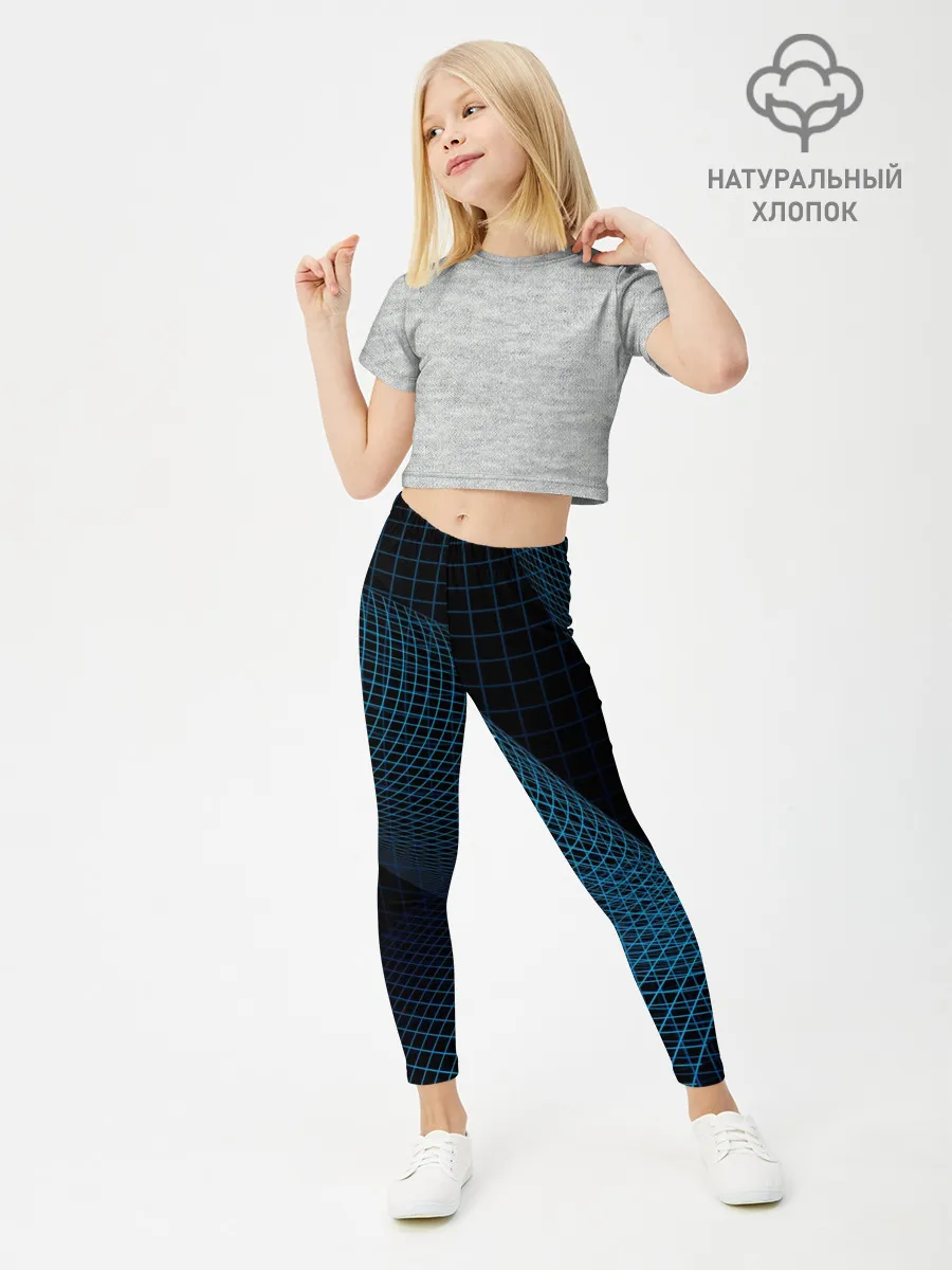 Леггинсы для девочки / Сетка