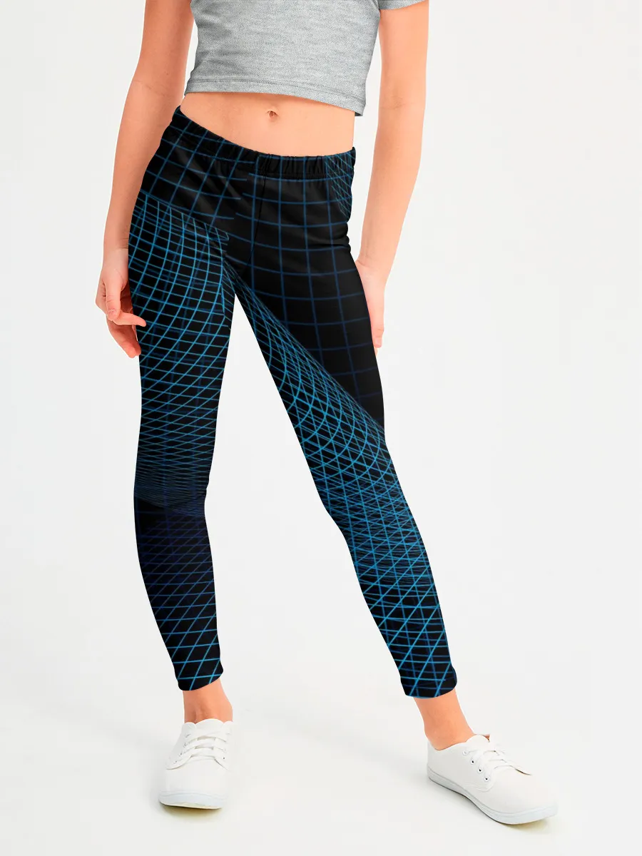 Леггинсы для девочки / Сетка