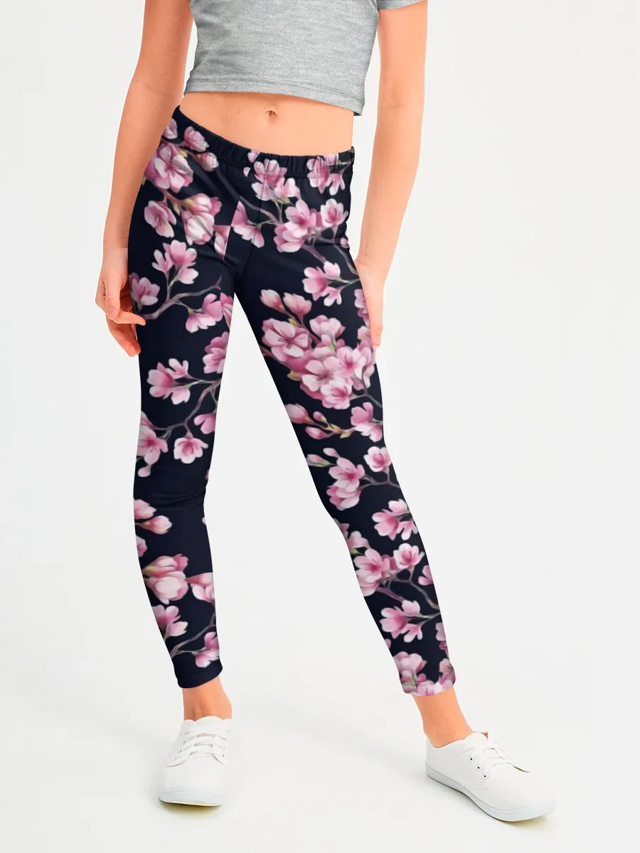 Леггинсы для девочки / Сакура