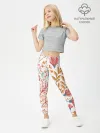 Леггинсы для девочки / Цветы