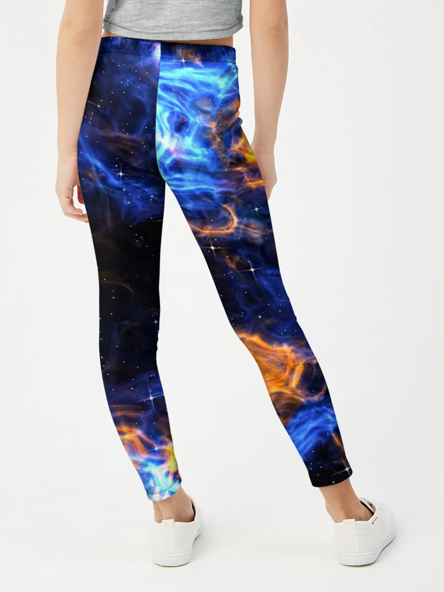 Леггинсы для девочки / Космос