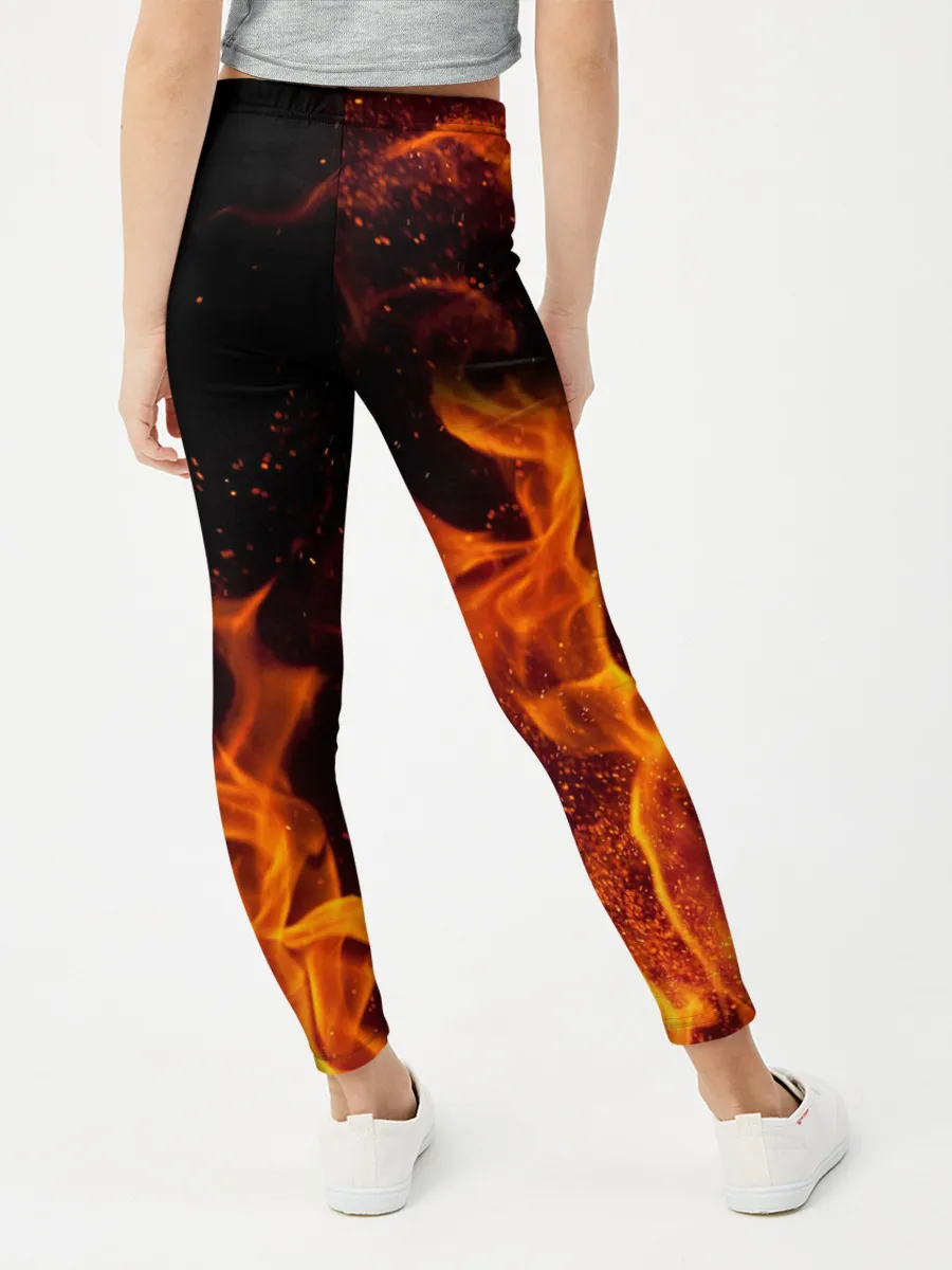 Леггинсы для девочки / ОГОНЬ | FIRE