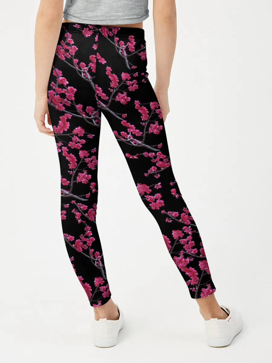 Леггинсы для девочки / Ветка сакура