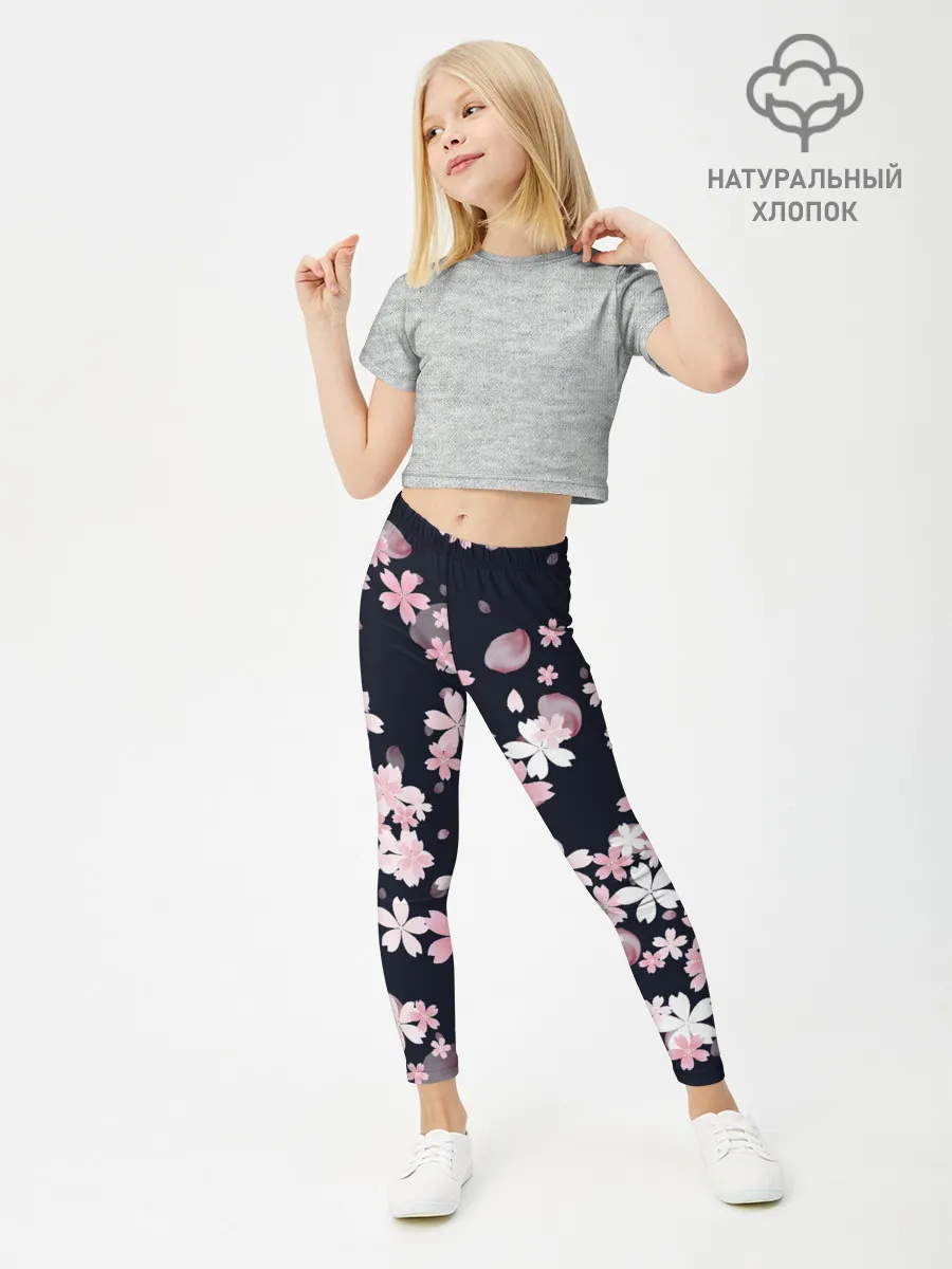 Леггинсы для девочки / Сакура