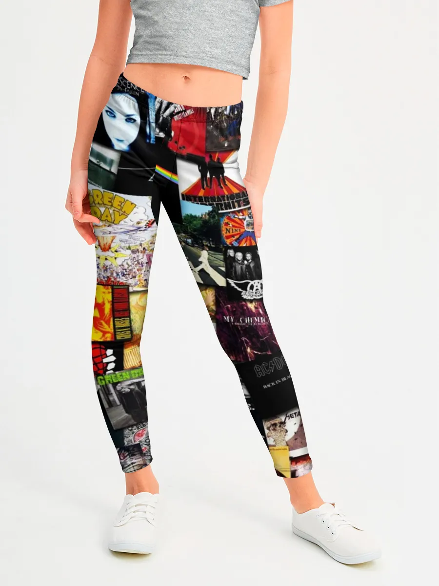 Леггинсы для девочки / Альбомы лучших РОК групп