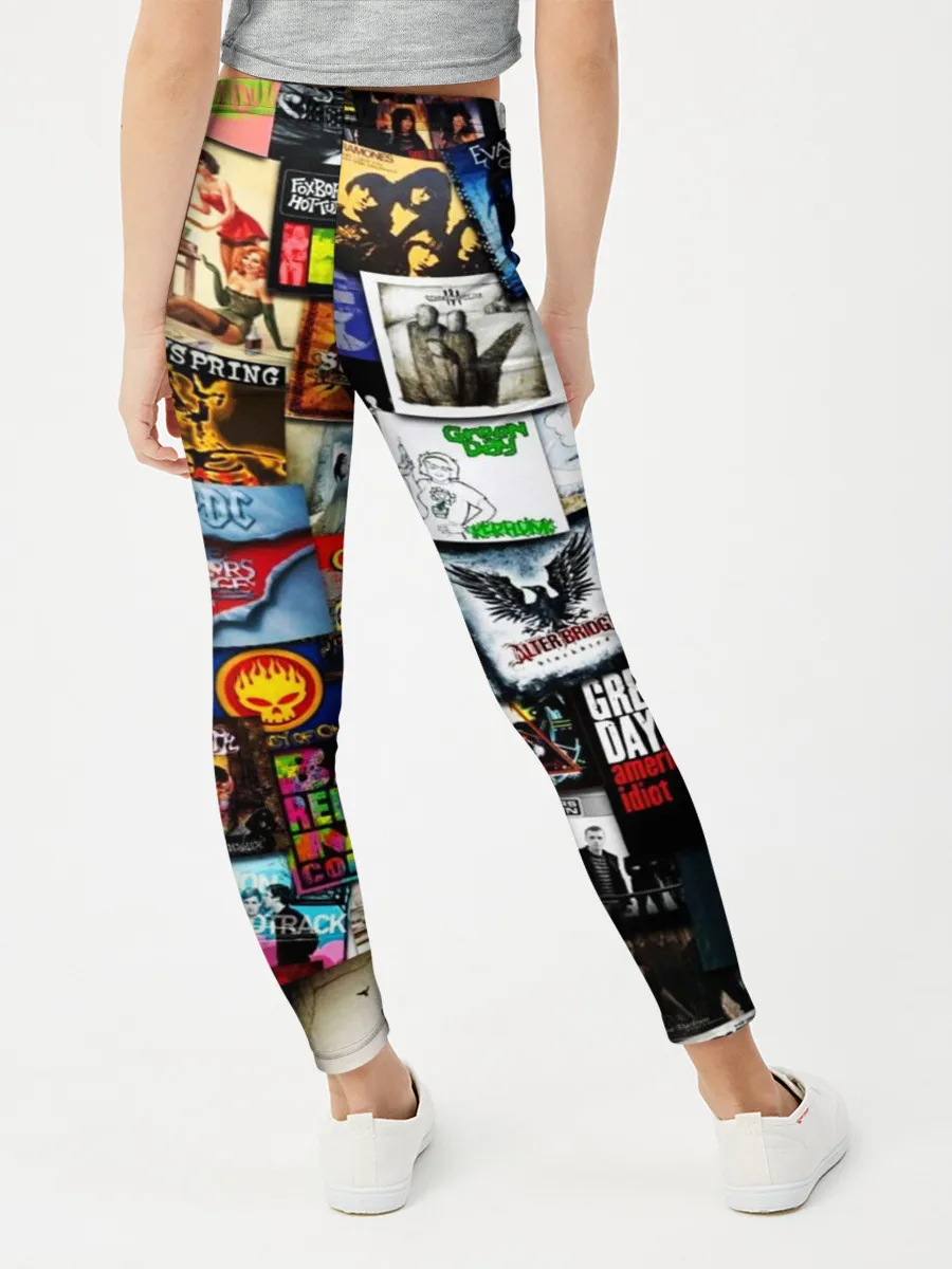 Леггинсы для девочки / Альбомы лучших РОК групп