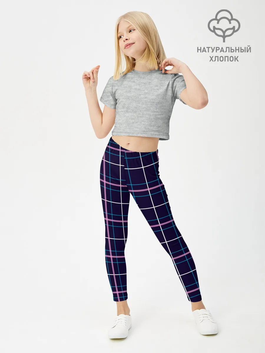 Леггинсы для девочки / Шотландка