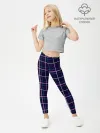 Леггинсы для девочки / Шотландка