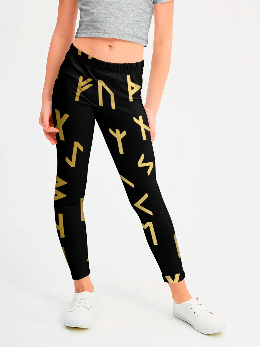 Леггинсы для девочки / РУНЫ