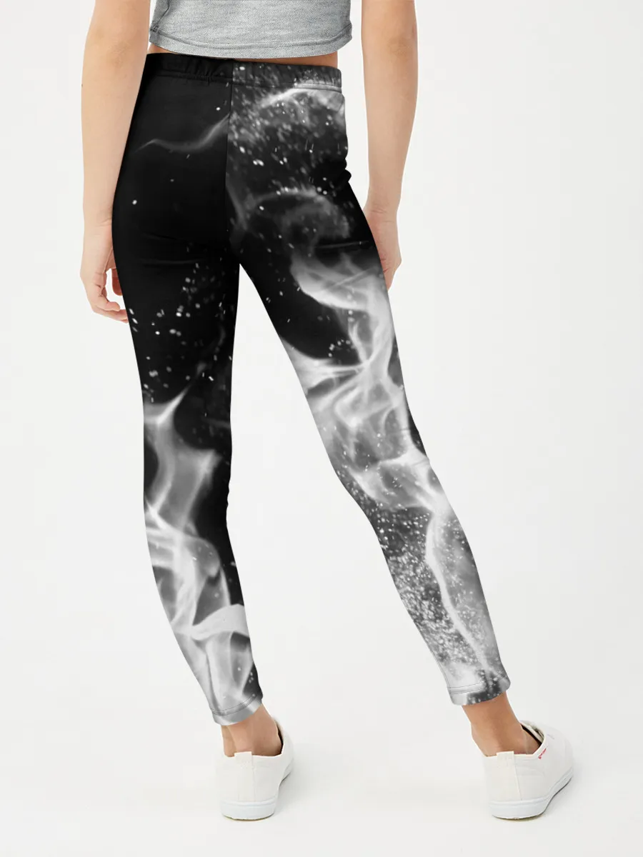 Леггинсы для девочки / БЕЛЫЙ ОГОНЬ | WHITE FIRE