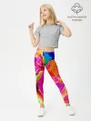 Леггинсы для девочки / TIE DYE | ЯРКИЕ КРАСКИ
