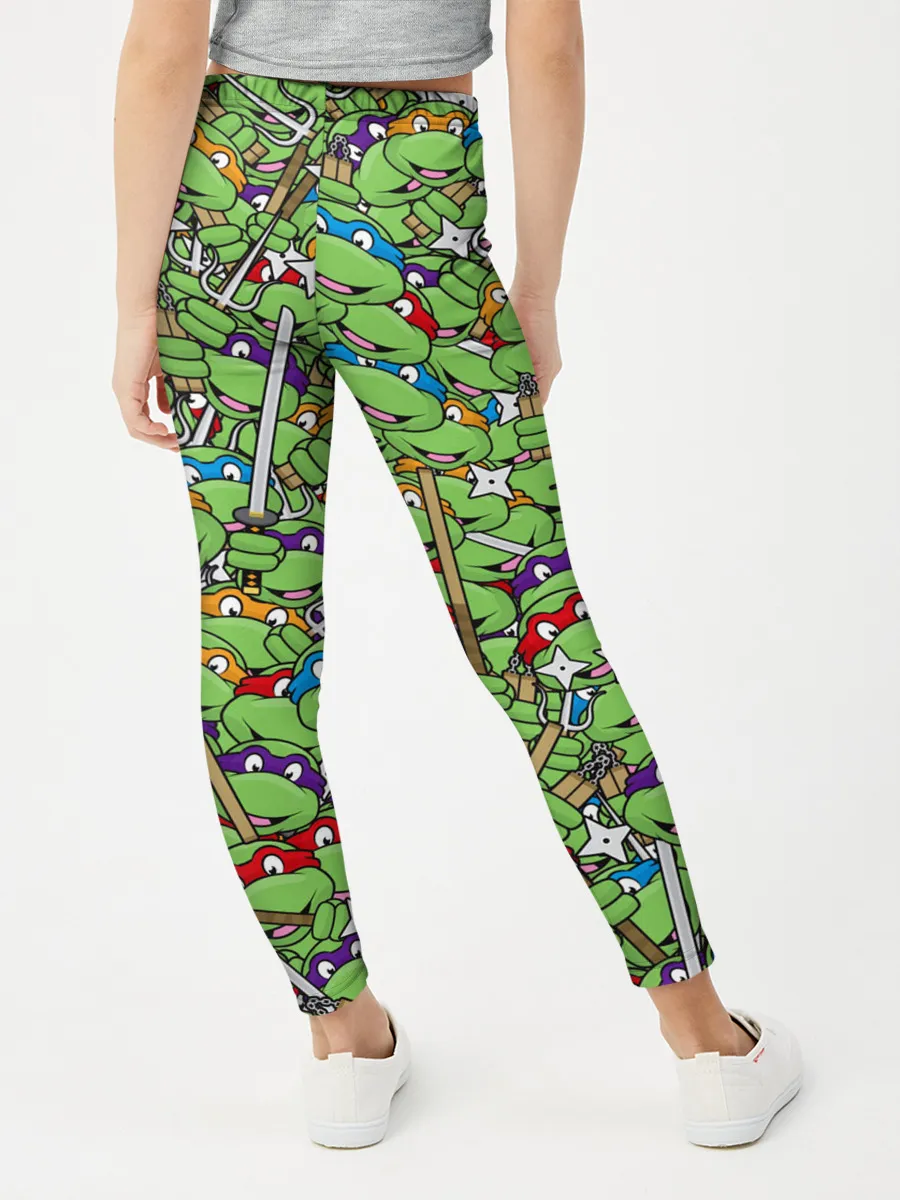 Леггинсы для девочки / Черепашки ниндзя