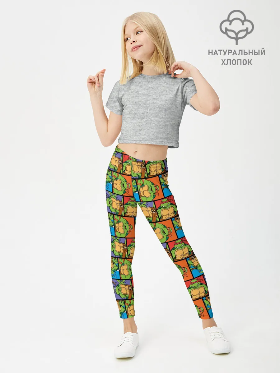 Леггинсы для девочки / Teenage Mutant Ninja Turtles