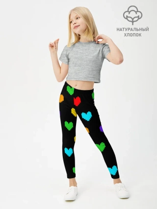 Леггинсы для девочки / UNDERTALE HEART