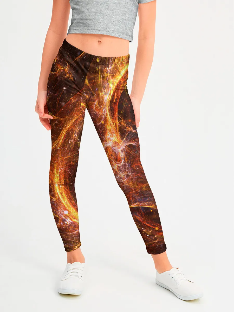 Леггинсы для девочки / КОСМОС