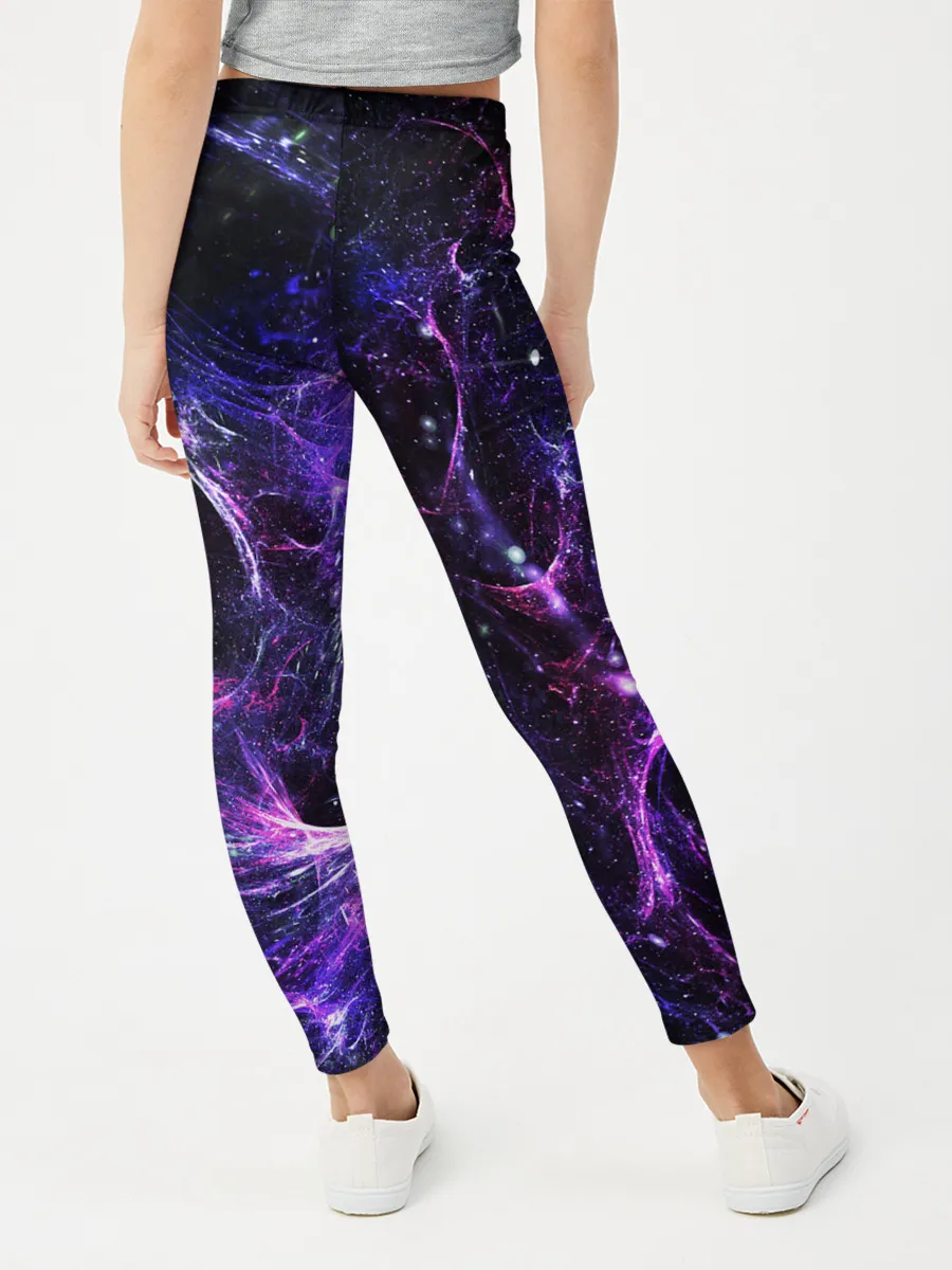 Леггинсы для девочки / SPACE STARS | КОСМОС ЗВЁЗДЫ
