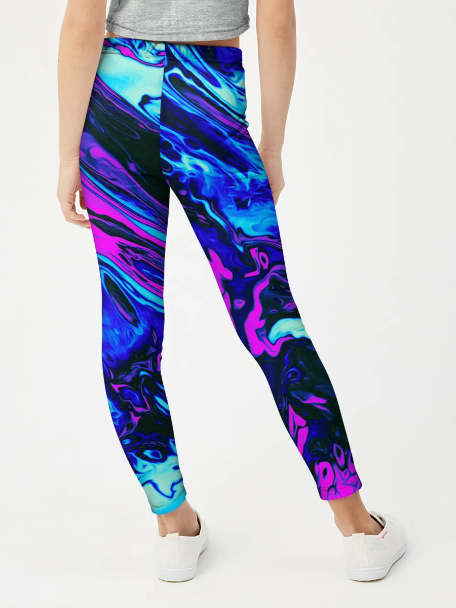 Леггинсы для девочки / DIGITAL ABSTRACT