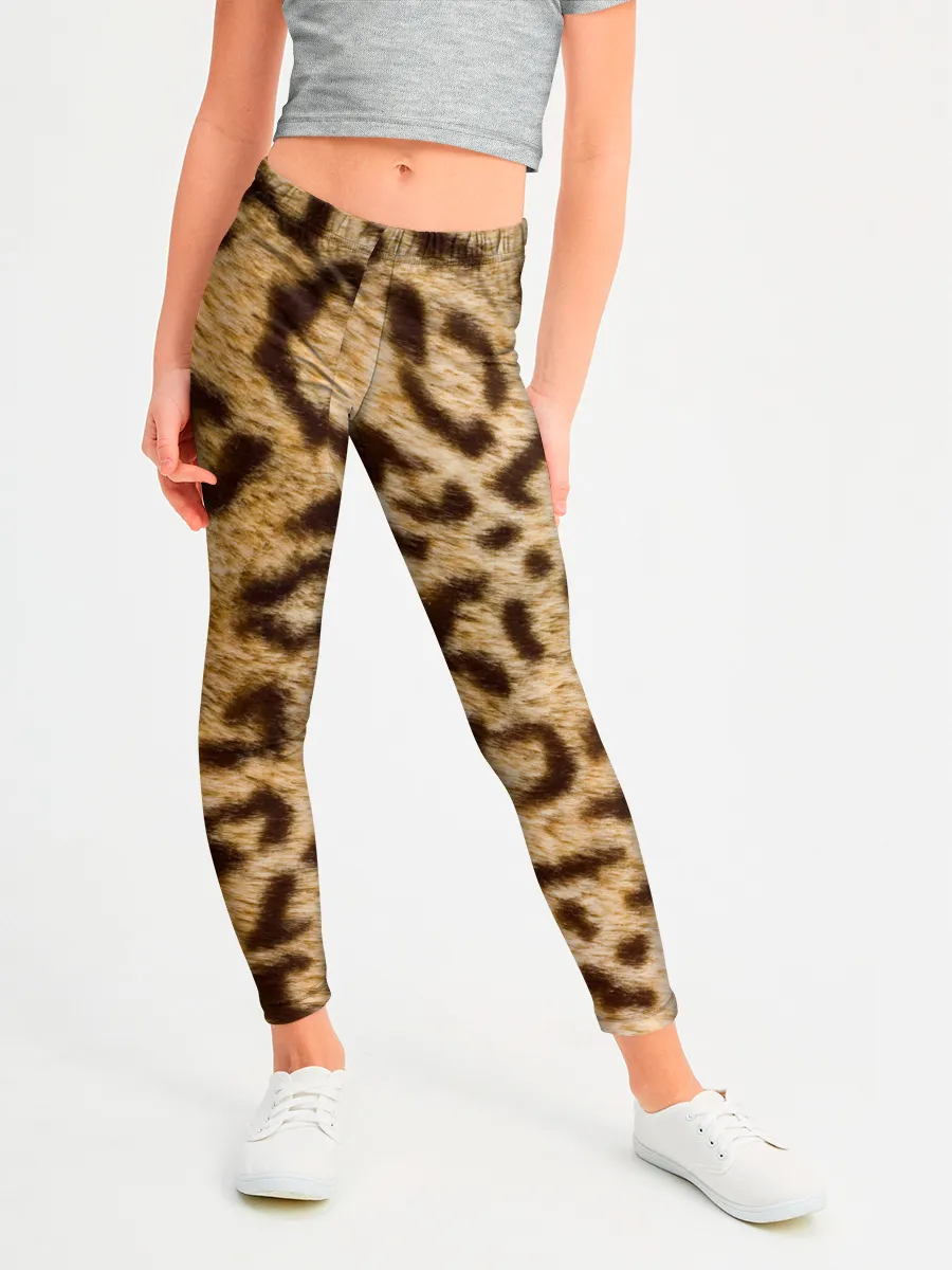 Леггинсы для девочки / Леопард