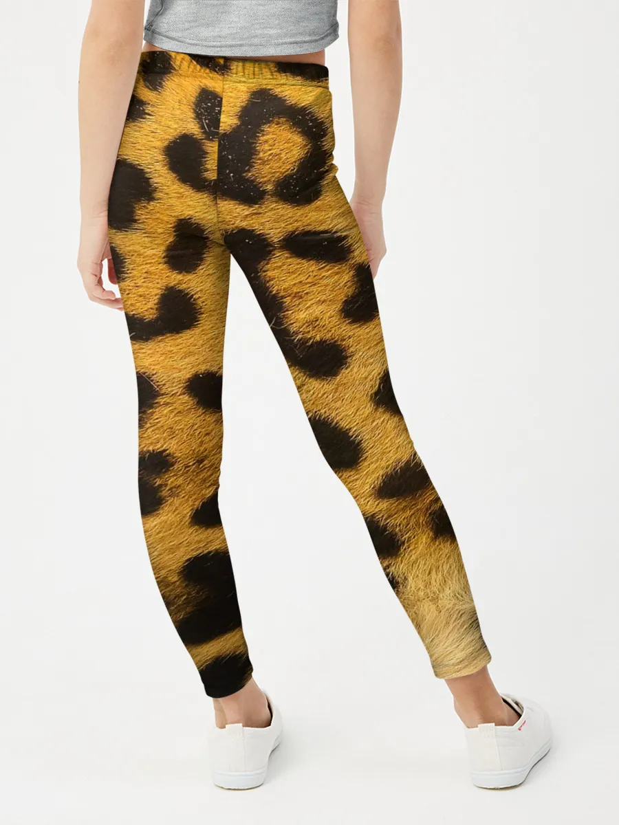 Леггинсы для девочки / Леопард