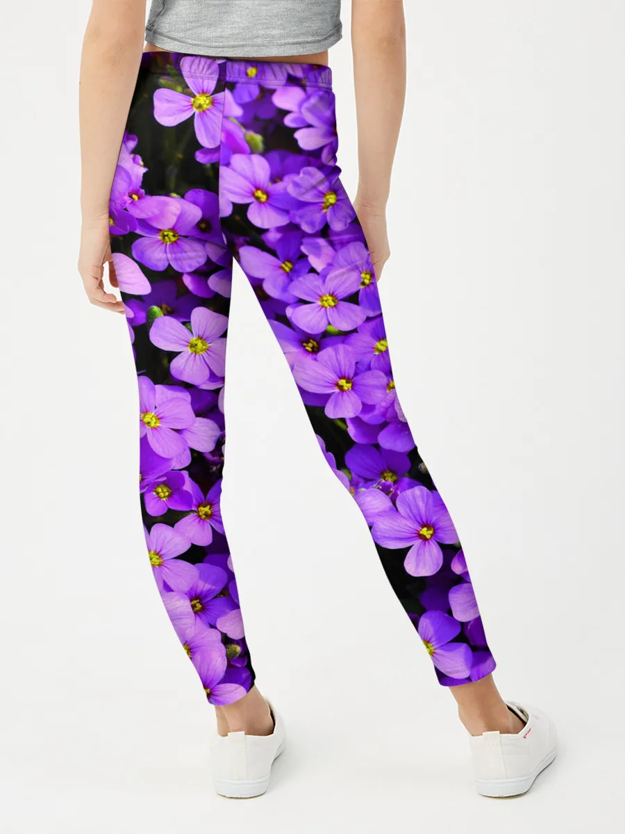 Леггинсы для девочки / Сирень