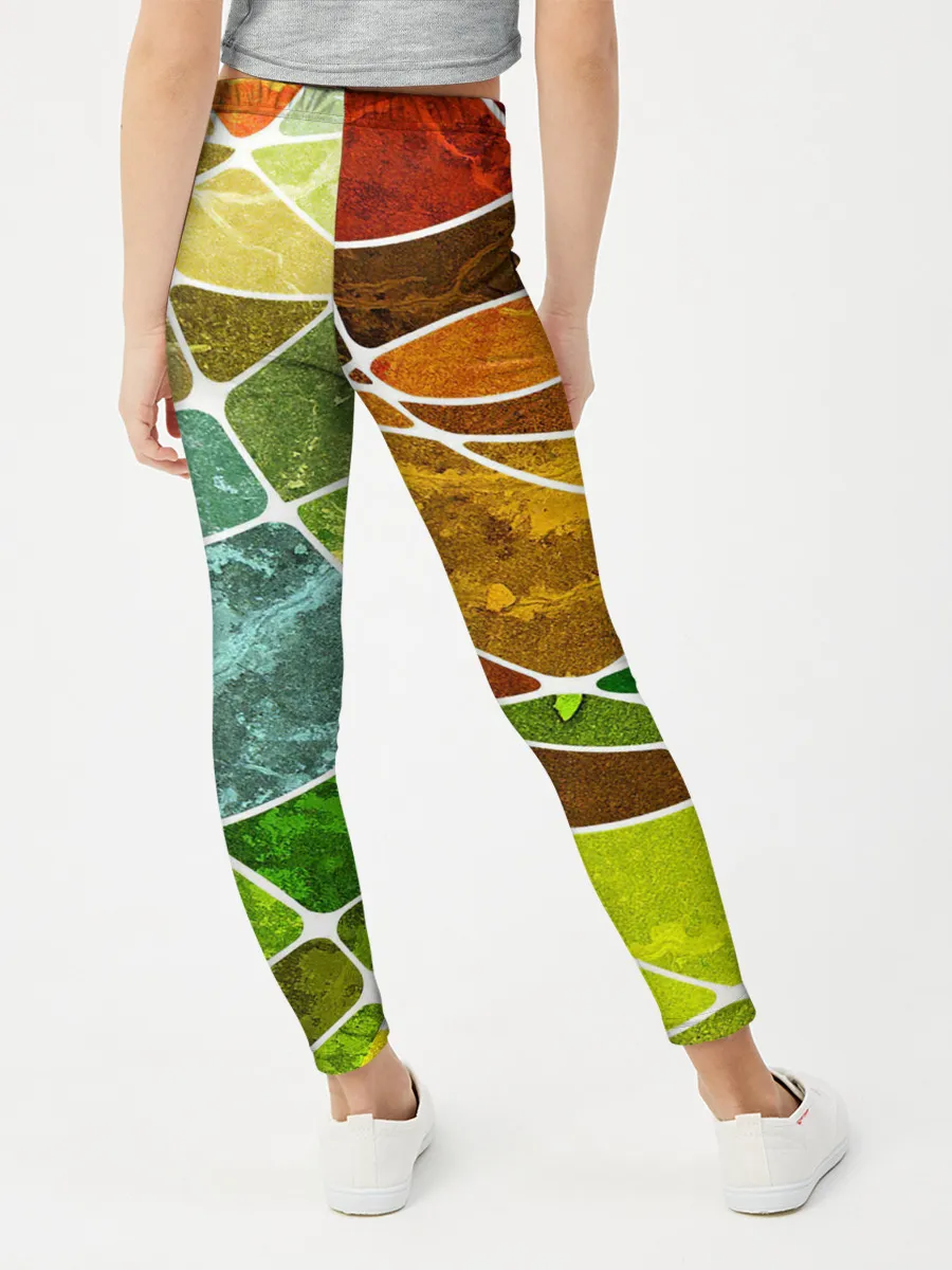 Леггинсы для девочки / Мозаика