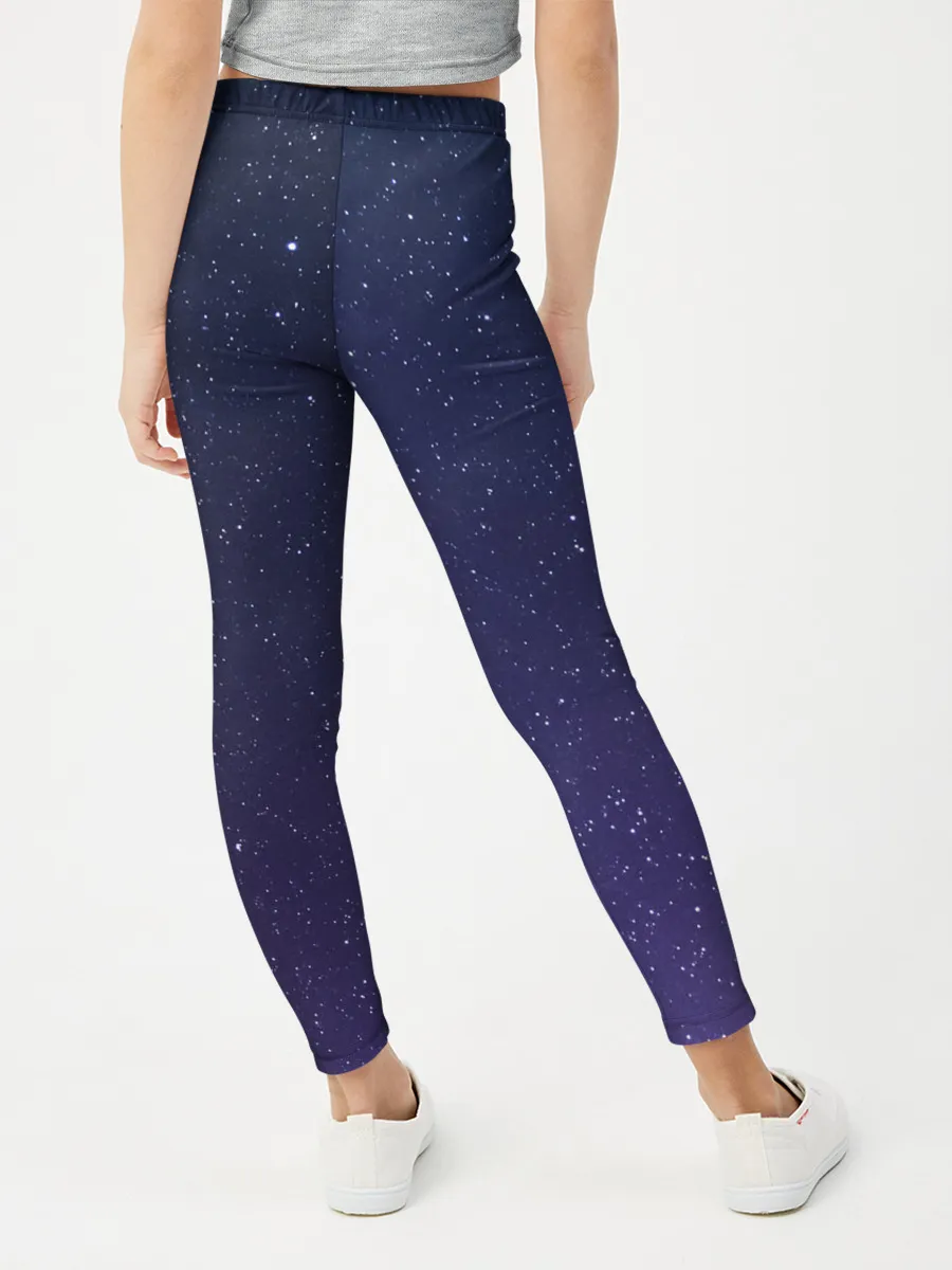 Леггинсы для девочки / Космос