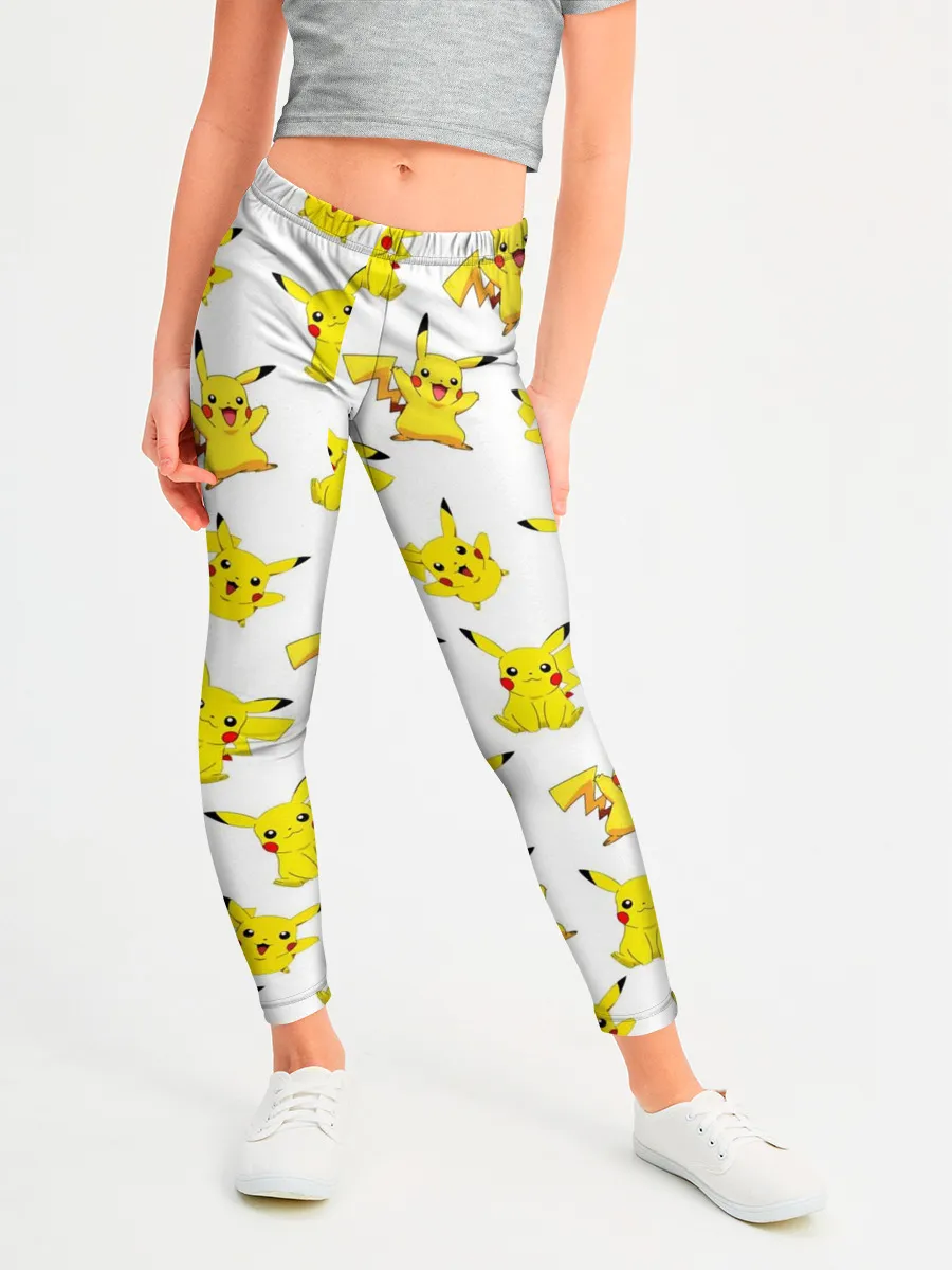 Леггинсы для девочки / ПИКАЧУ