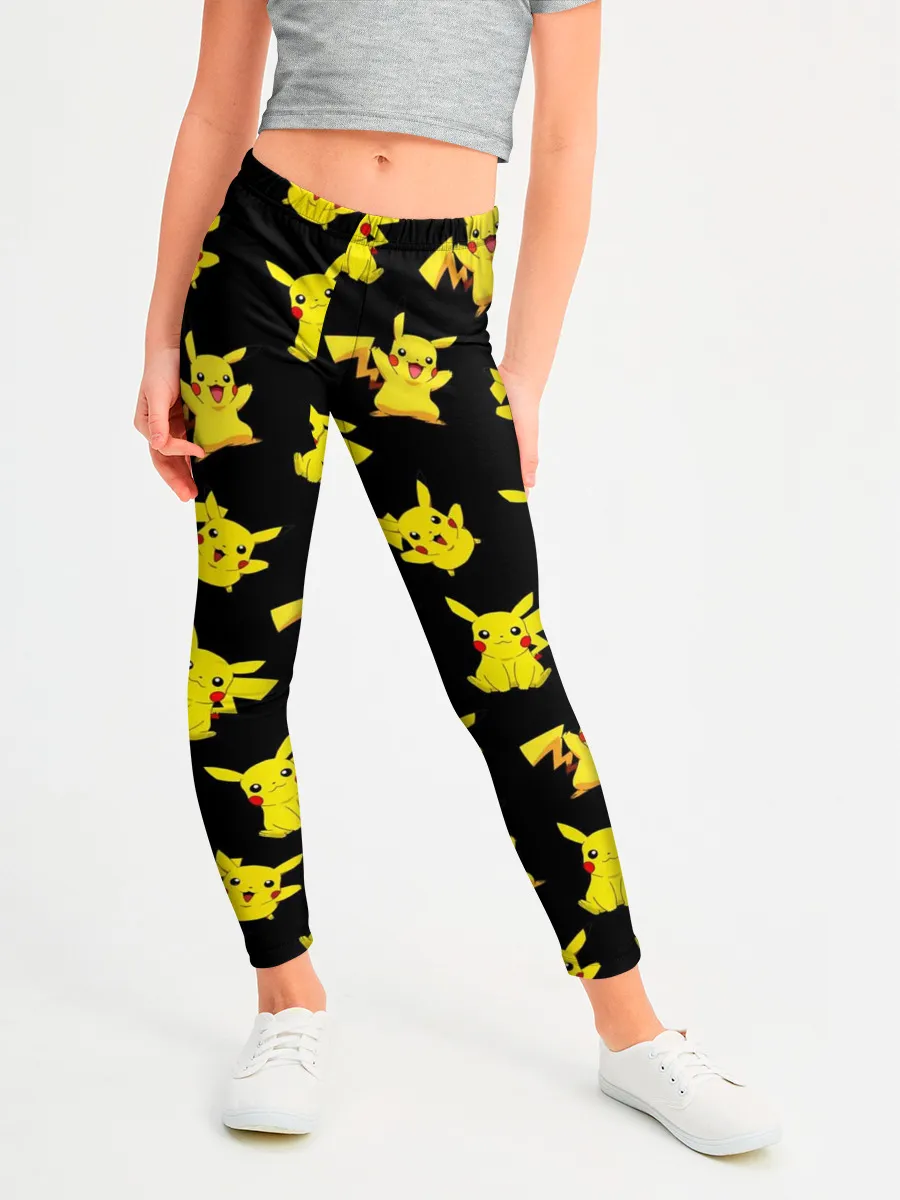 Леггинсы для девочки / ПИКАЧУ