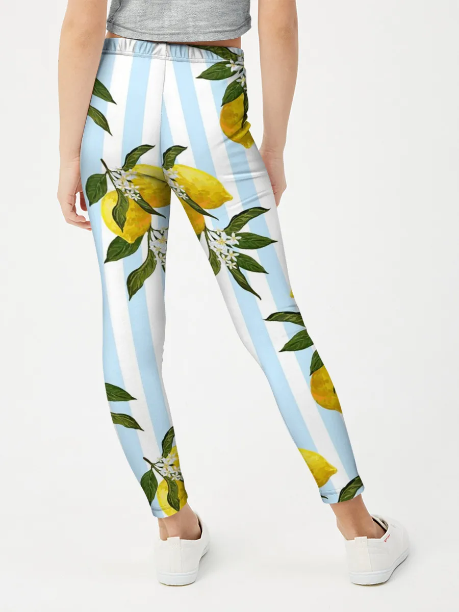 Леггинсы для девочки / Лимоны