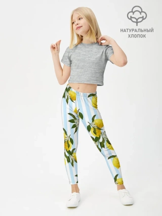 Леггинсы для девочки / Лимоны