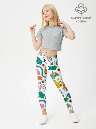 Леггинсы для девочки / ПОКЕМОНЫ