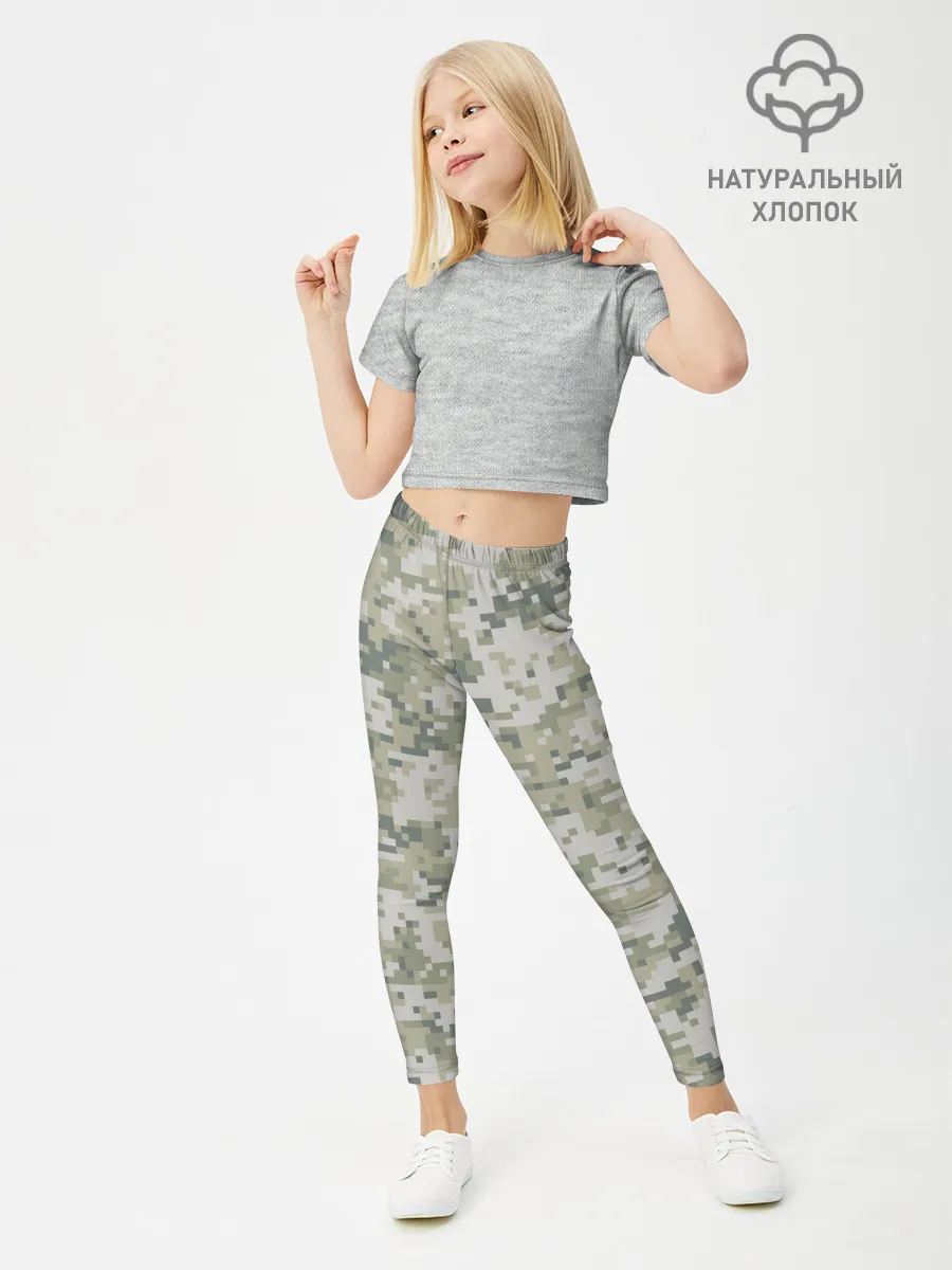 Леггинсы для девочки / КАМУФЛЯЖ