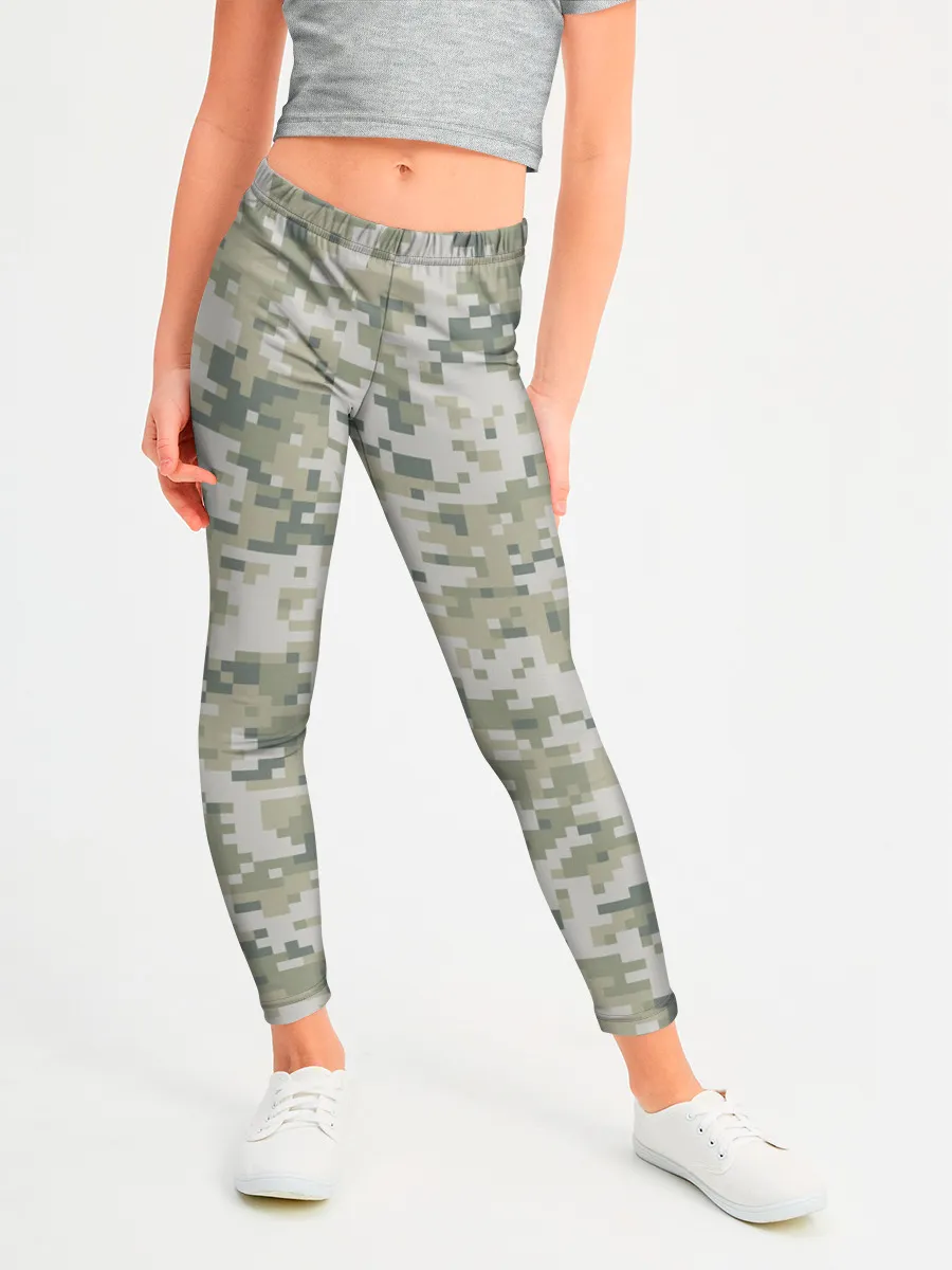 Леггинсы для девочки / КАМУФЛЯЖ