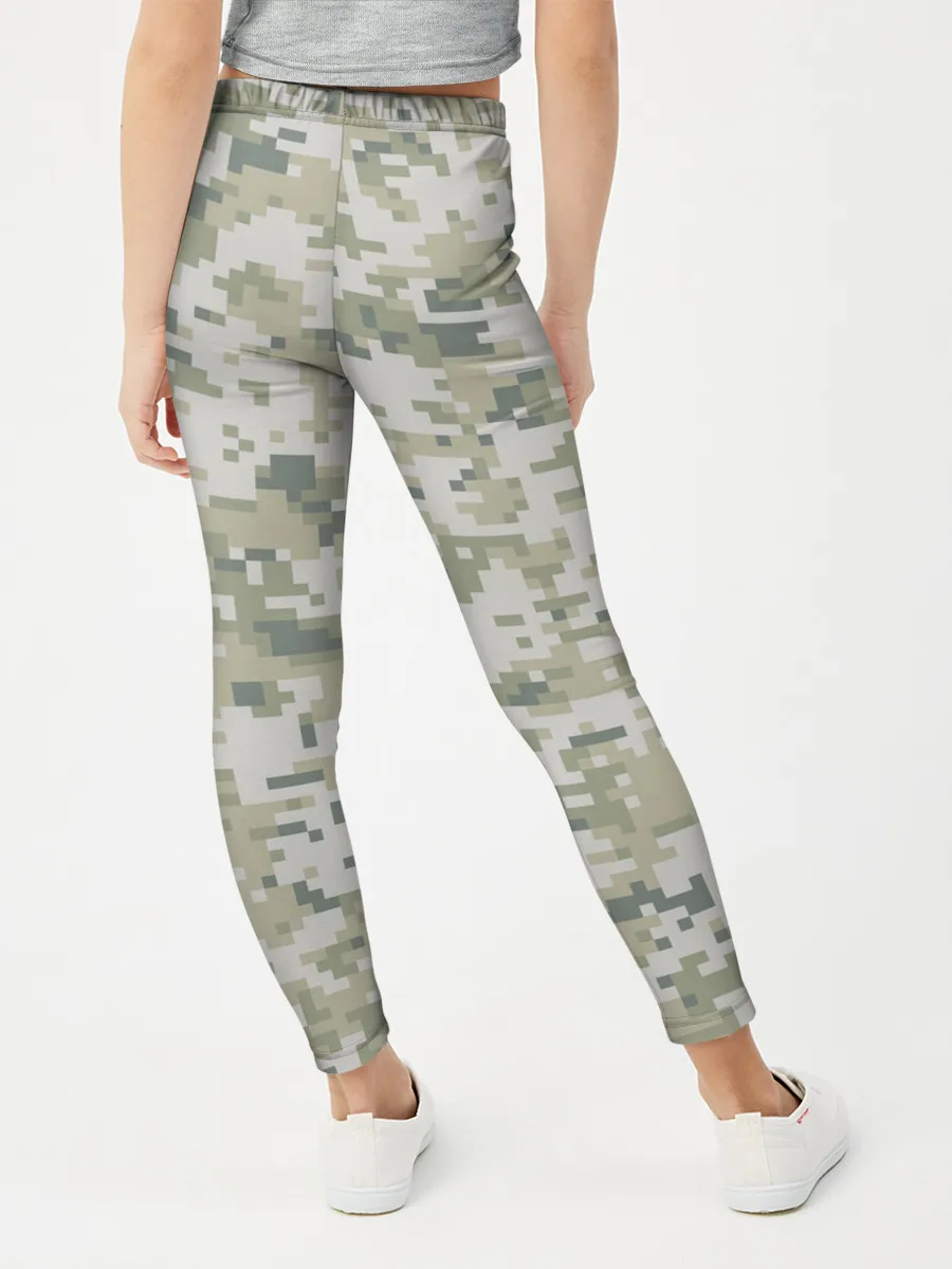 Леггинсы для девочки / КАМУФЛЯЖ