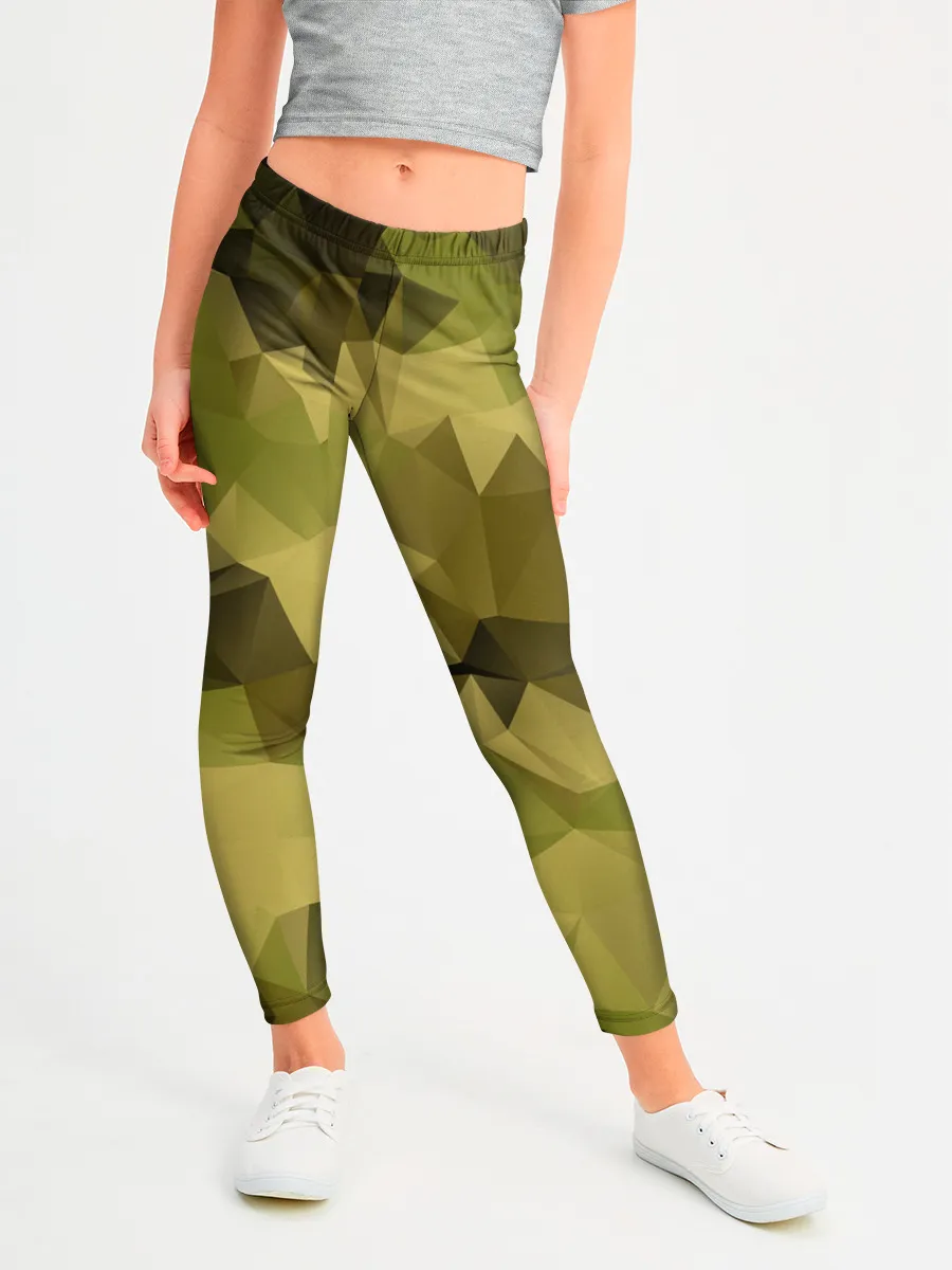 Леггинсы для девочки / СОВРЕМЕННЫЙ КАМУФЛЯЖ