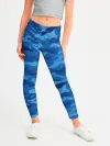 Леггинсы для девочки / СИНИЙ КАМУФЛЯЖ