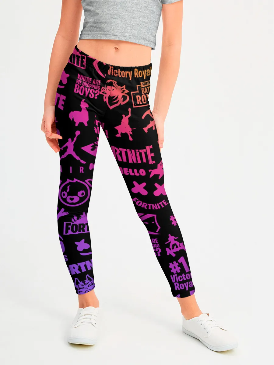 Леггинсы для девочки / FORTNITE PARTY EVENT / ФОРТНАЙТ