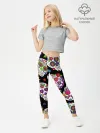 Леггинсы для девочки / Шальные черепа